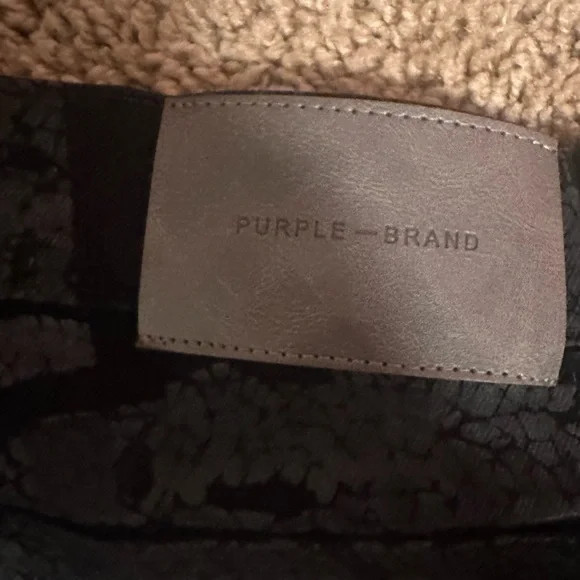 Purple brand jeans/crackle black/grey